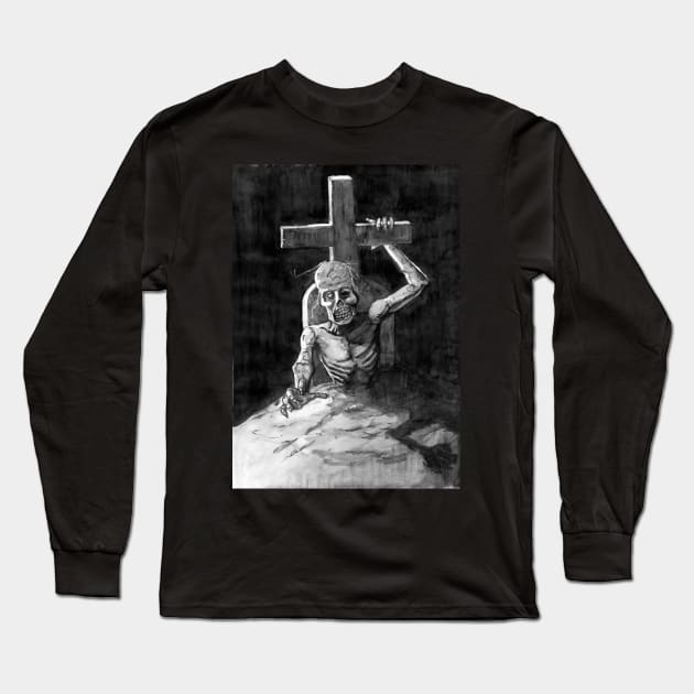 Resurrection Long Sleeve T-Shirt by DarkArtiste